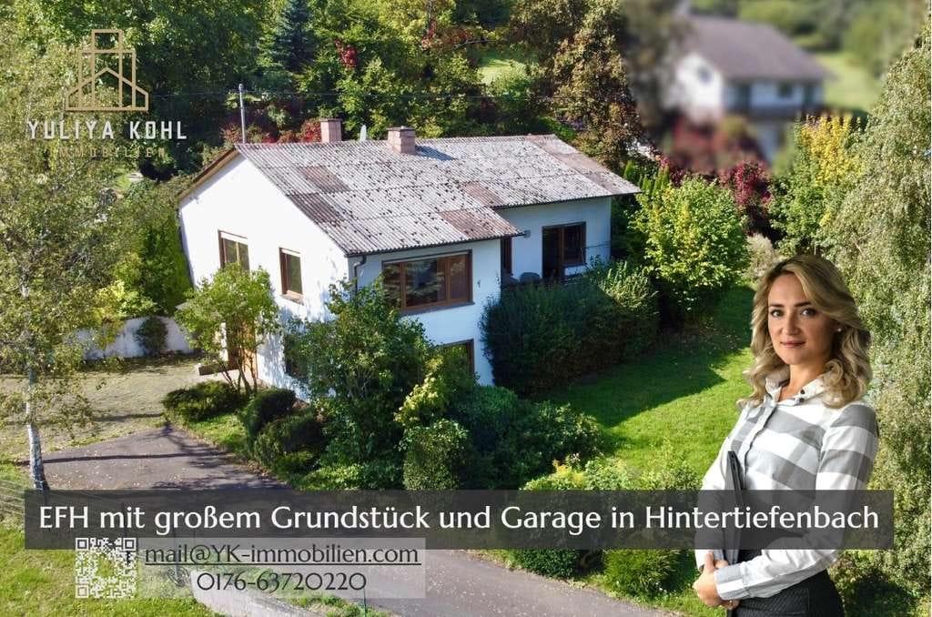 Immobilie in Hintertiefenbach - Ein Ort zum Durchatmen: Freistehendes Einfamilienhaus mit Aussicht, Garage und großem Grundstück - Bild 0