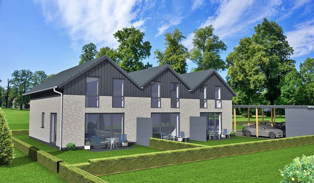 Immobilie in Lindewitt - Neubau:  „Drei Linden“ - Familienfreundliches Reihenendhaus auf dem Land - Bild 1