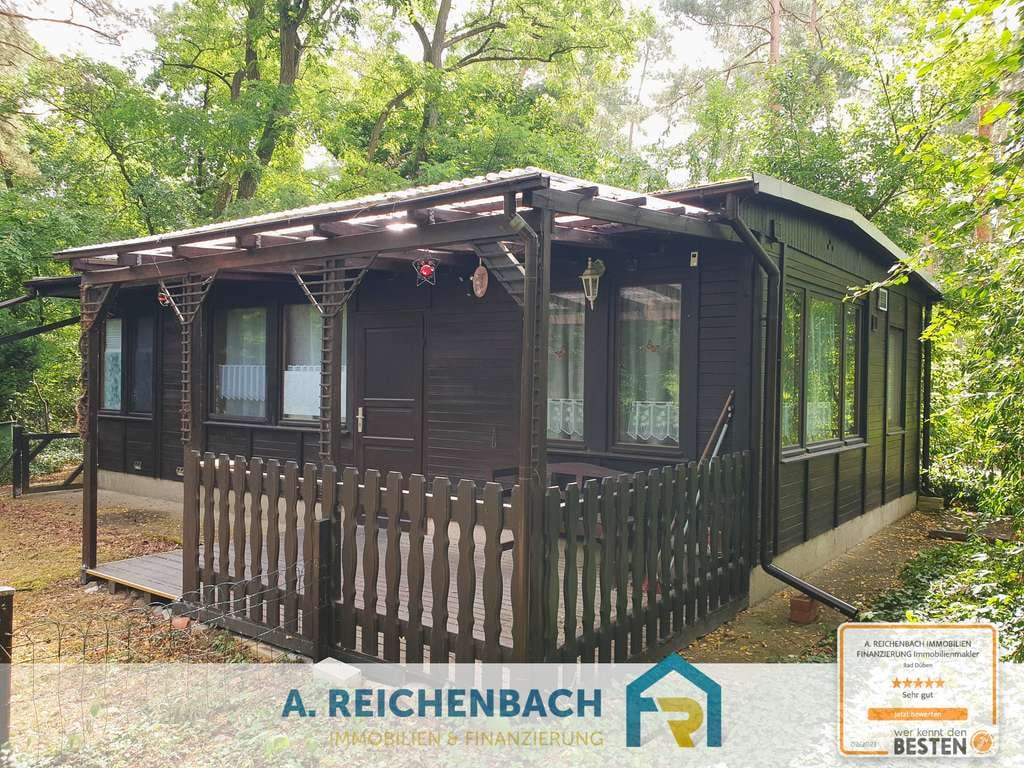 Immobilie in Bad Düben - Freizeitbungalow auf Erholungs- und Waldgrundstück im Ortsteil Hammermühle zu verkaufen! - Bild 0
