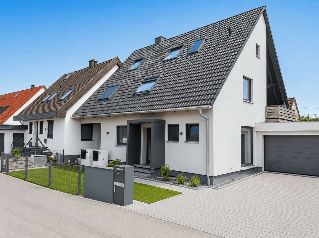 Immobilie in Adelzhausen - Exklusive und großzügig geschnittene DHH mit Einliegerwohnung nähe Adelzhausen A8 - München - Bild 0