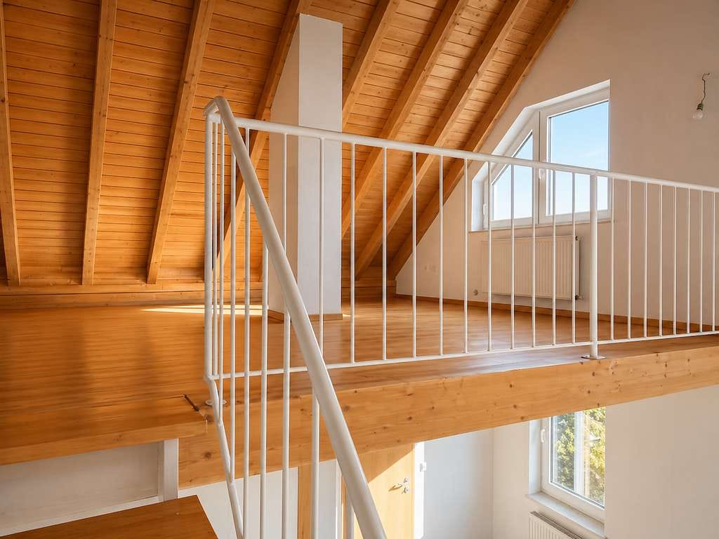 Immobilie in Bockenheim an der Weinstraße - Maisonette-Dachgeschosswohnung mit Balkon, Galerie und Stellplatz in gepflegtem Mehrfamilienhaus - Bild 4