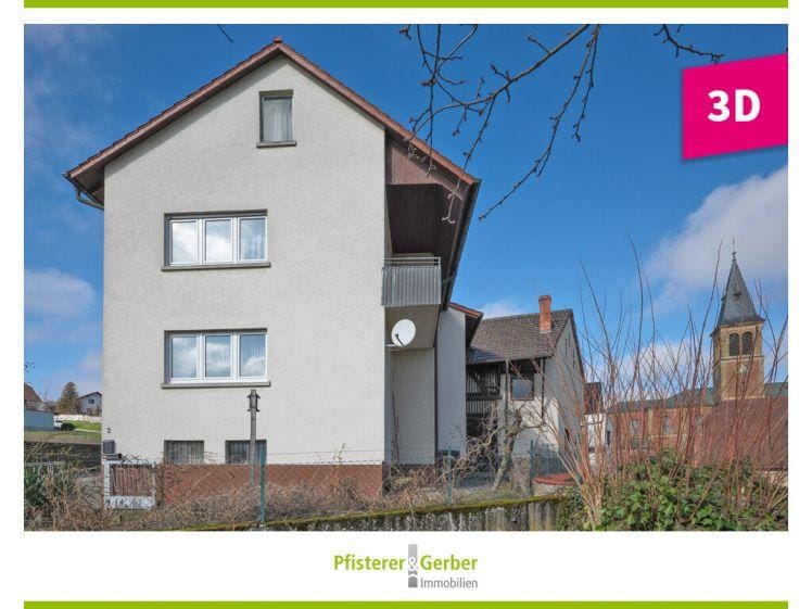 Immobilie in Kraichtal - Viel Raum für Ideen: Einfamilienhaus mit Scheune und separater landwirtschaftlicher Fläche - Bild 0