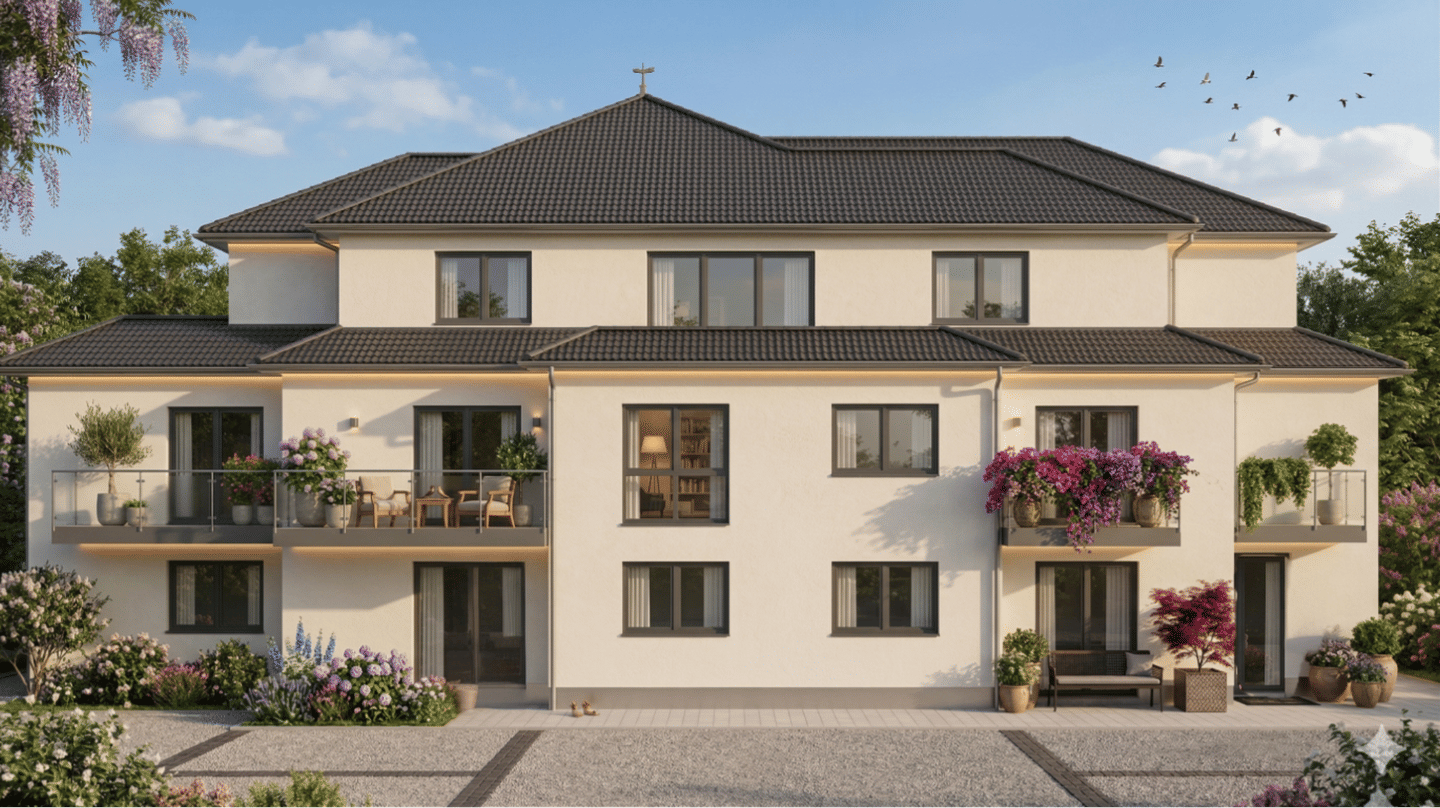 Immobilie in Hermersberg - Moderne Neubau-Wohnung mit geräumiger Terrasse in Hermersberg - Bild 0