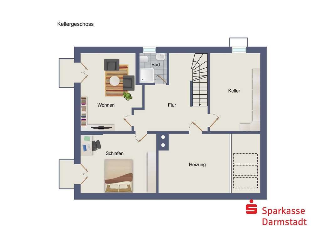 Immobilie in Mühltal - Zweifamilienhaus am Fuße des Lohbergs - Bild 1
