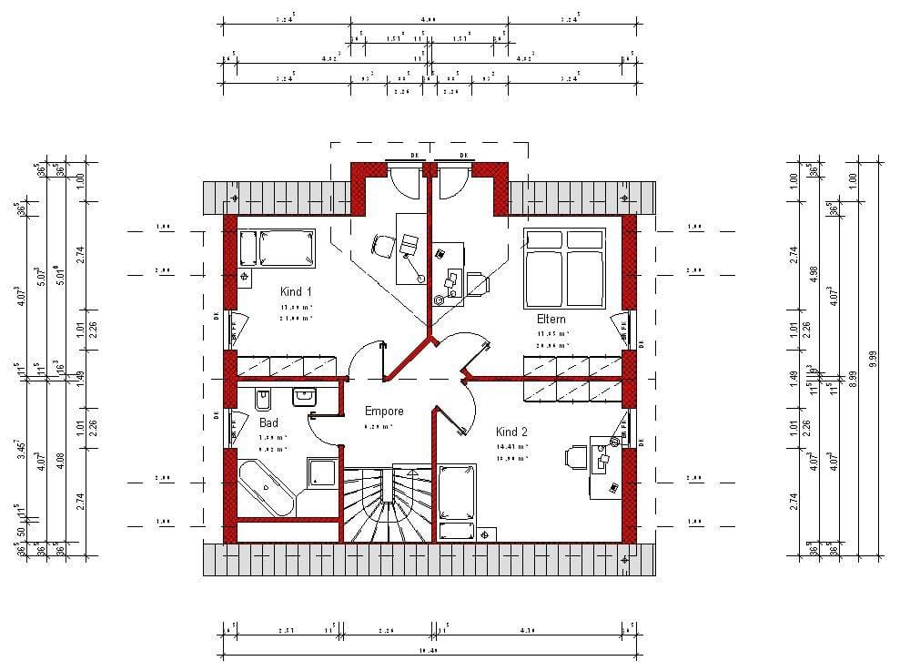 Immobilie in Giesen - Exklusives Einfamilienhaus: Zeitlose Eleganz und zukunftssichere Energieeffizienz in Giesen - Bild 2