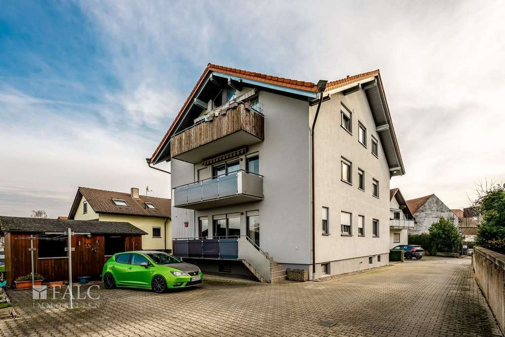 Immobilie in Au am Rhein - Sofort bezugsfreie 4-Zimmer-Wohnung mit Balkon am Ortsrand !! - Bild 1