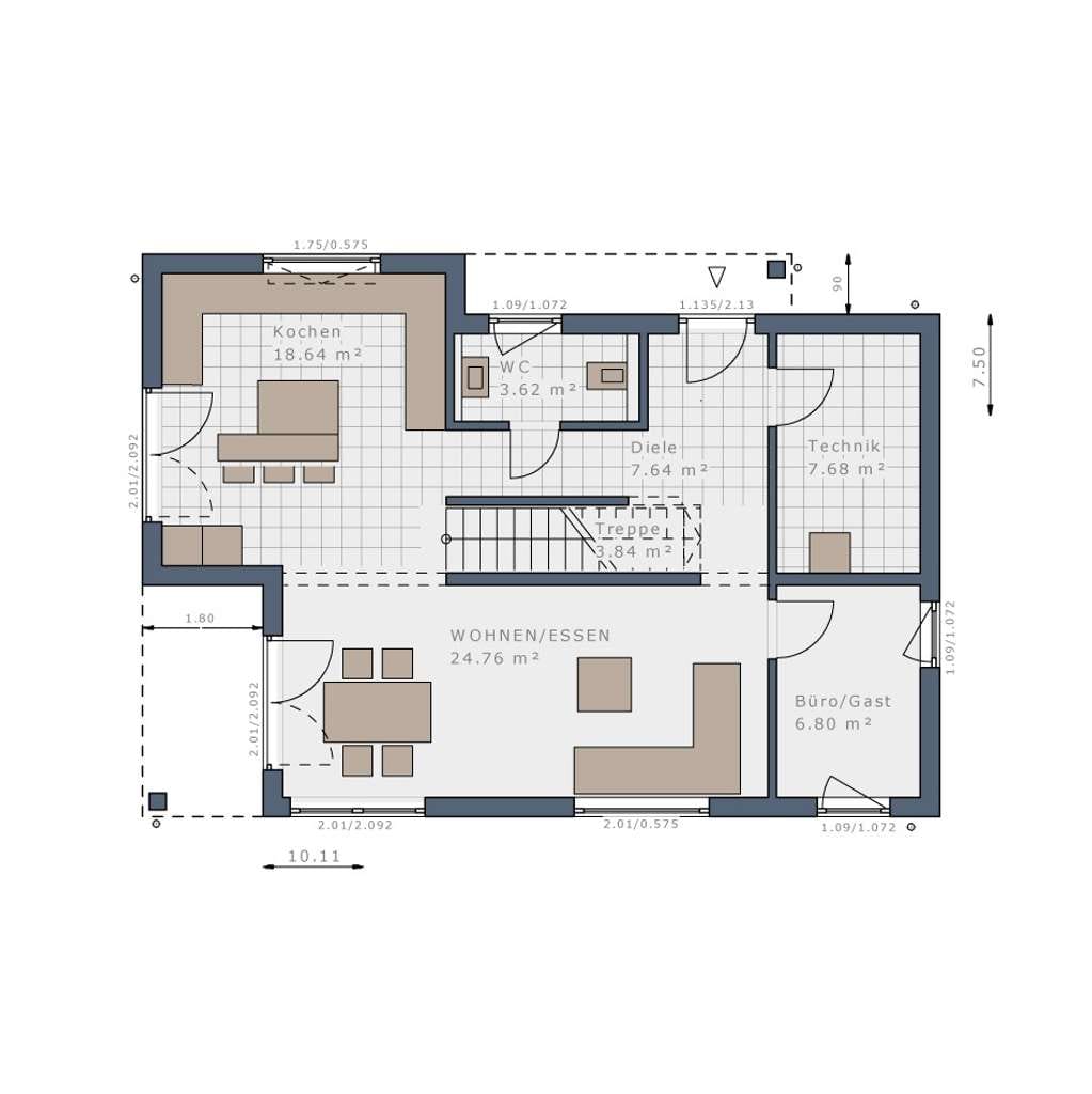 Immobilie in Allersberg - Ein Zuhause fürs Leben – Ihr Neubauhaus mit 4 Zimmer in Allerdberg incl. Grundstück - Bild 4