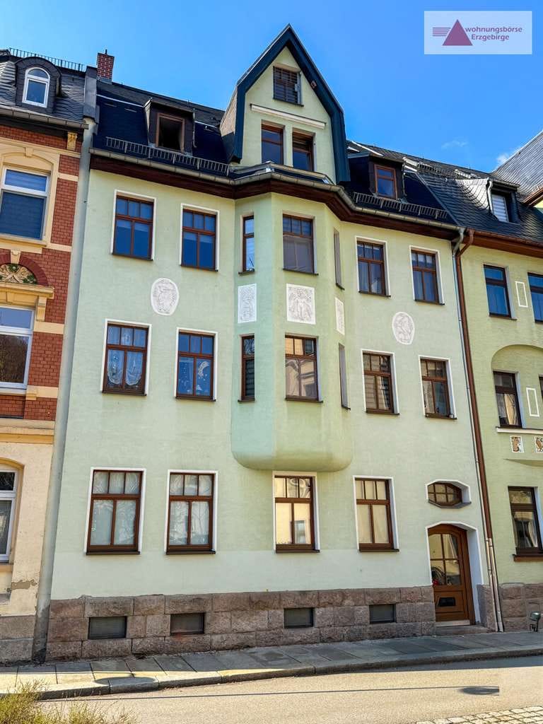 Immobilie in Aue-Bad Schlema - Vermietete Eigentumswohnung mit Balkon im Zentrum von Aue zu verkaufen! - Bild 0