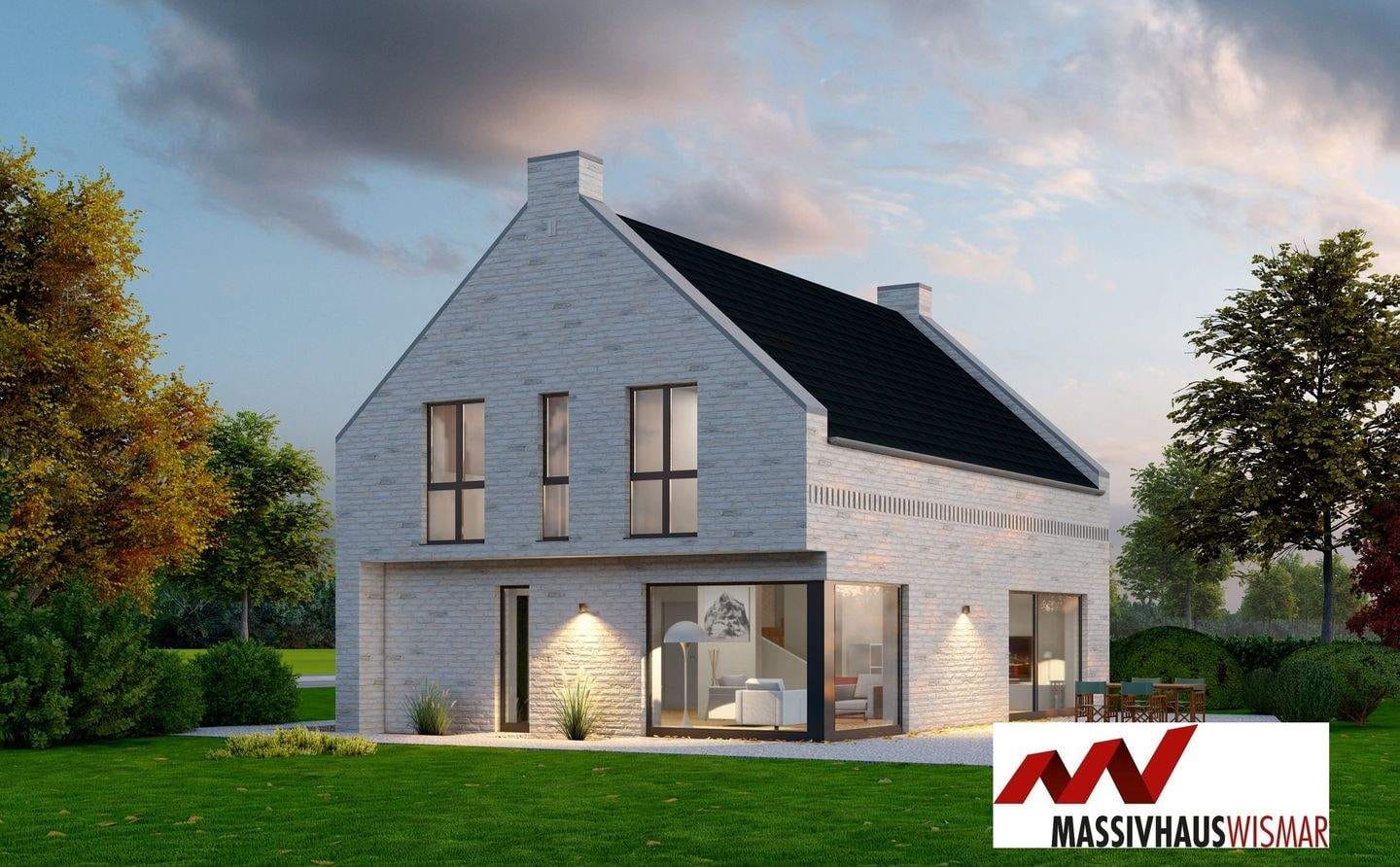 Immobilie in Lübstorf - Bauen Sie mit MASSIVHAUS WISMAR Ihr frei geplantes Wunschhaus in Lübstorf bei Schwerin! - Bild 0