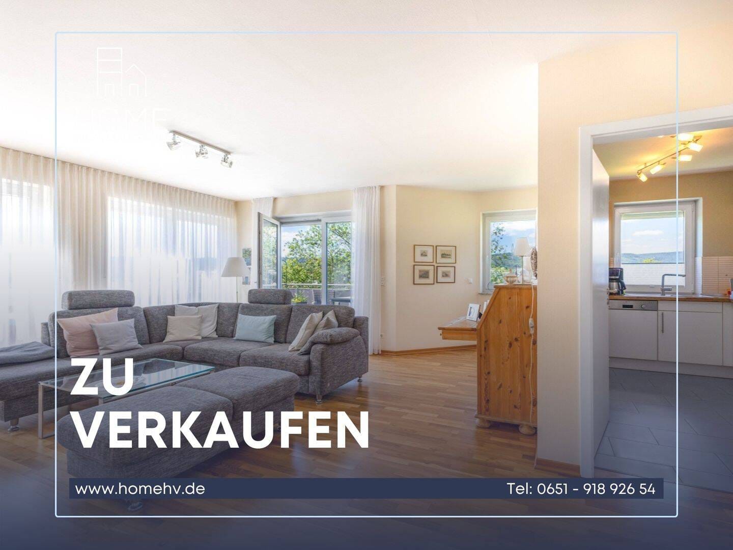 Immobilie in Kenn - Kenn: Attraktive 3 ZKB-Wohnung mit ca. 100 m² WFL, Balkon und Garage in begehrter Lage - Bild 0
