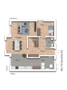 Immobilie in Prüm - Bauvorhaben, Neubau als Fertighaus inklusive Bodenplatte (Alto 632) - Bild 1
