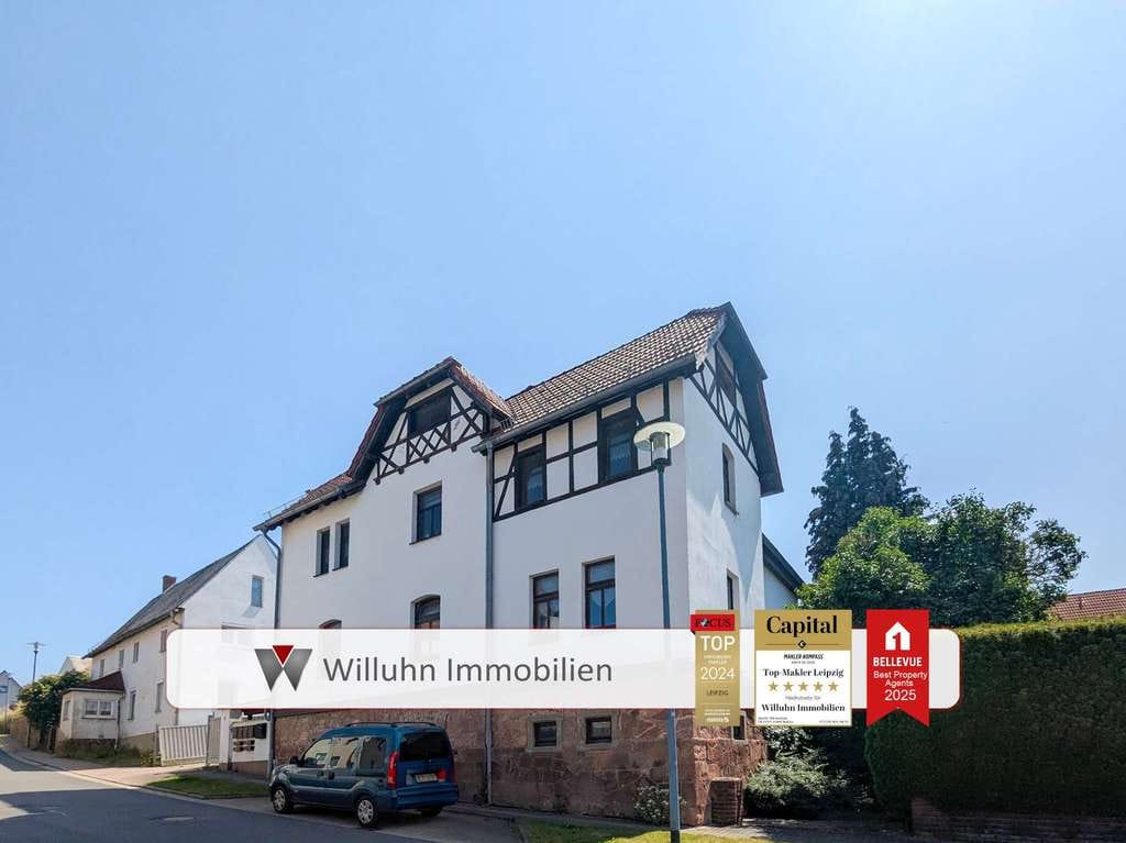Immobilie in Geithain - Charmantes MFH in ruhiger Lage | Großes Grundstück mit Garten und Garagen! | S-Bahn-Anschluss - Bild 0