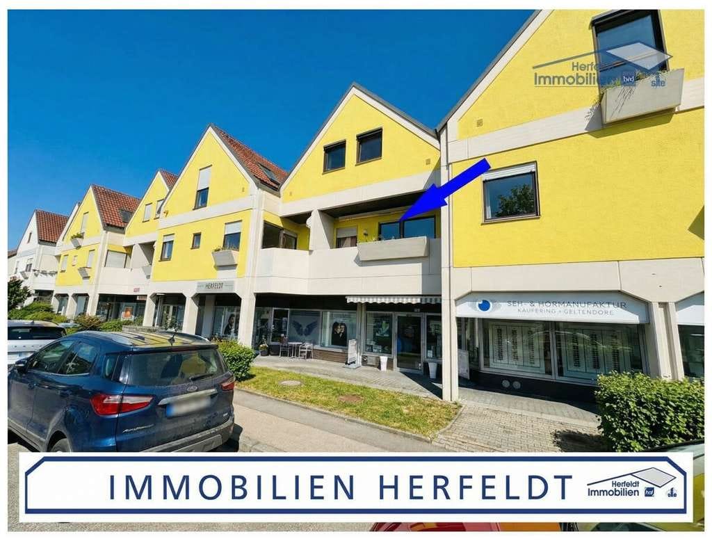 Immobilie in Kaufering - Modernisierte 3-Zimmer-Wohnung mit Süd-Balkon und TG-Stellplatz in zentraler Lage - Bild 1