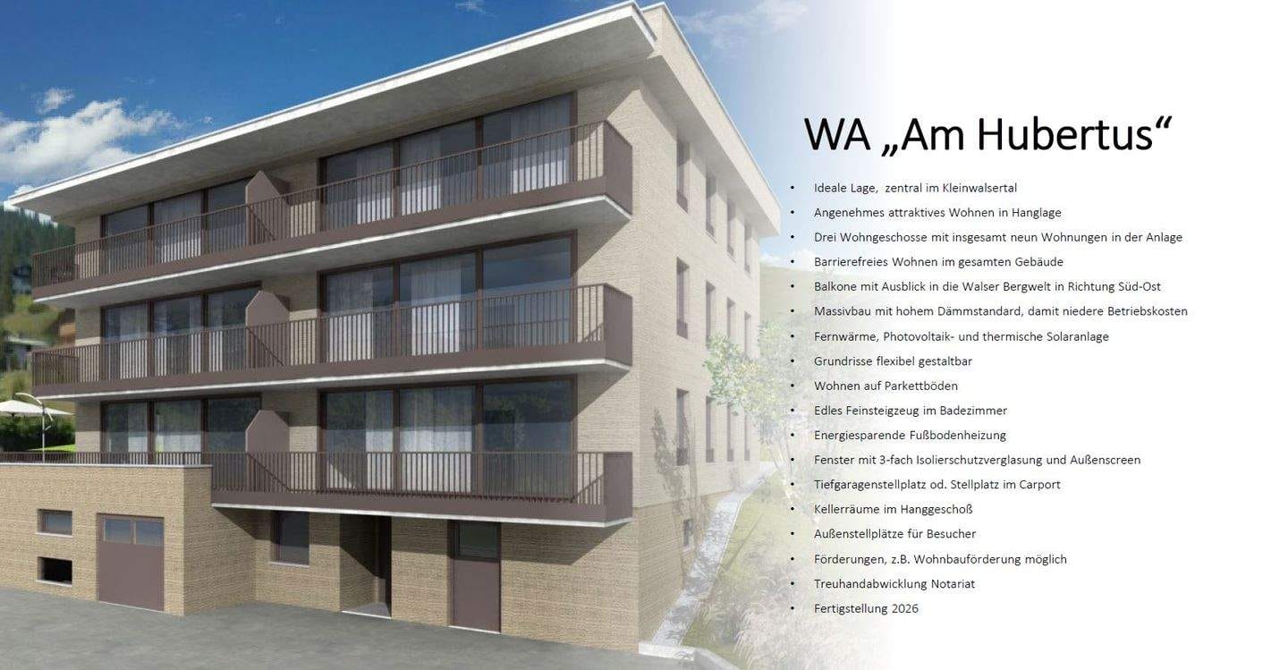 Immobilie in Oberstdorf - NEUBAU -WOHNUNG- im KLEINWALSERTAL zu Verkaufen - Bild 2