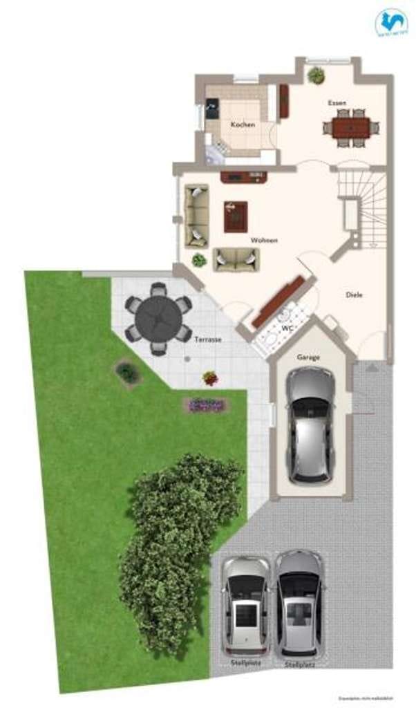 Immobilie in Schemmerhofen - Heute Kapitalanlage, morgen Ihr Zuhause – gepflegte Doppelhaushälfte mit Einliegerwohnung! - Bild 2