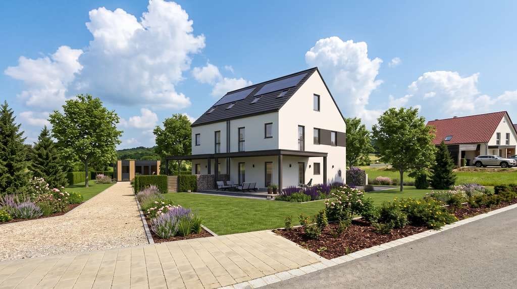 Immobilie in Happurg - Hersbruck - Neubau KfW mit 4 Zimmer - Grundstückskosten teilen !!! - Bild 0