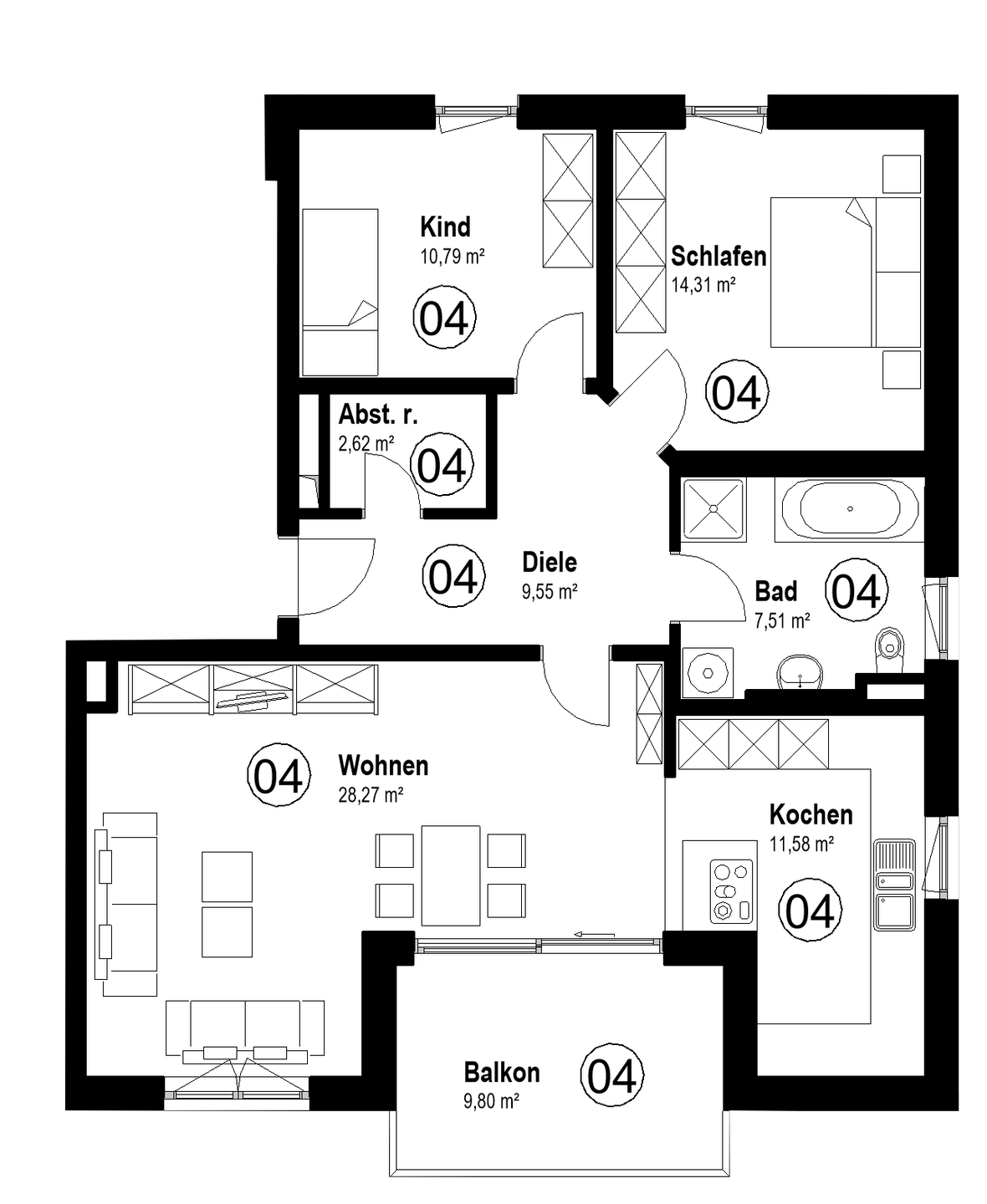 Immobilie in Vohenstrauß - NEUBAU - Eigentumswohnung | EH 40 QNG Förderung - Bild 2