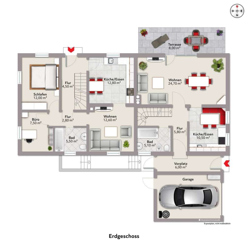 Immobilie in Rott - Komplettes Doppelhaus - Bild 2