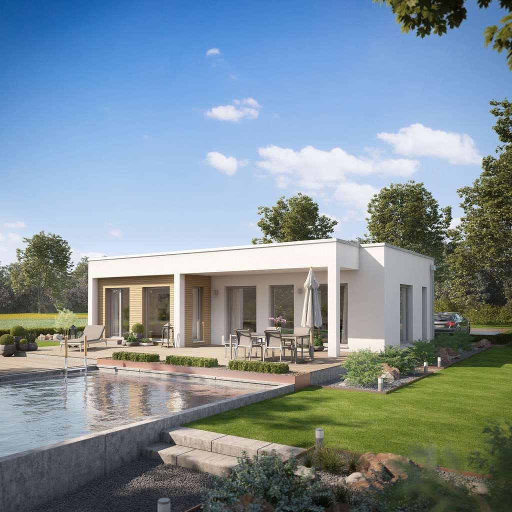 Immobilie in Münster-Sarmsheim - Den Sommer im eigenen Garten genießen und mit BIEN ZENKER das Traumhaus bauen inkl. Baugrundstück zu - Bild 1