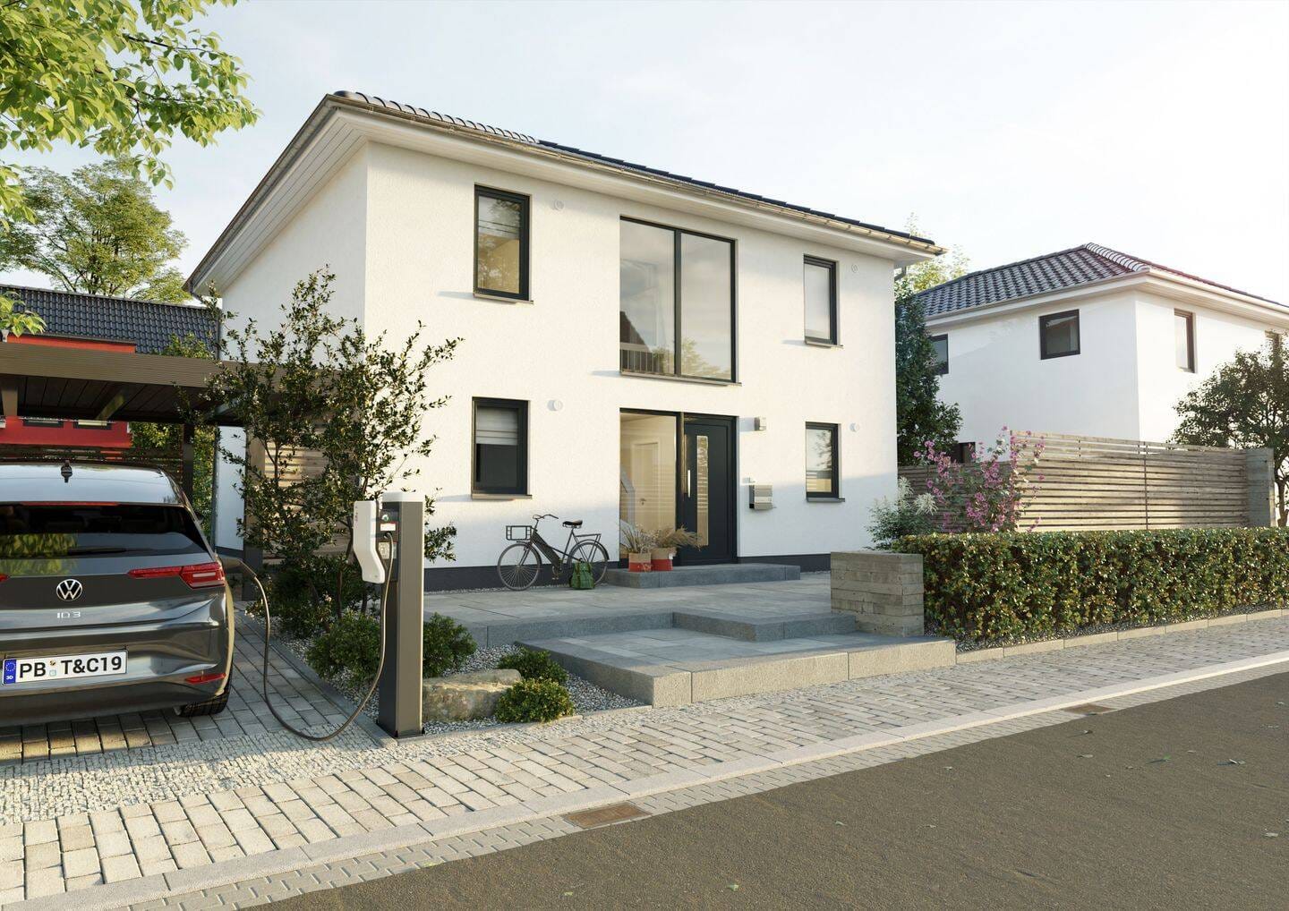 Immobilie in Unterdießen - NEUBAU EFH mit 6-Zimmern mit Grundstück am Ortsrand (+ Keller auf Wunsch) - MASSIVE Bauweise!  - Bild 1