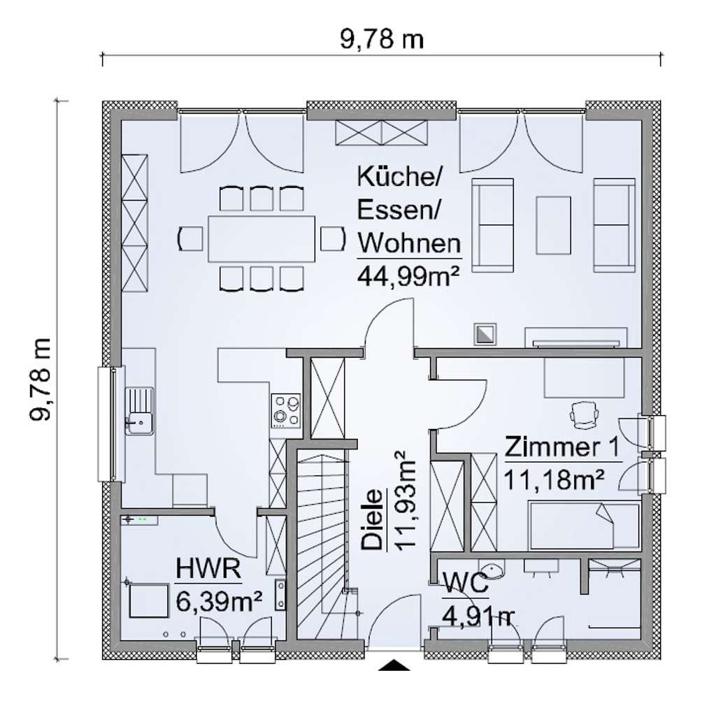 Immobilie in Lägerdorf - Repräsentative KFW40 mit QNG ScanHaus Stadtvilla in Lägerdorf "mit" Grundstück - Bild 1