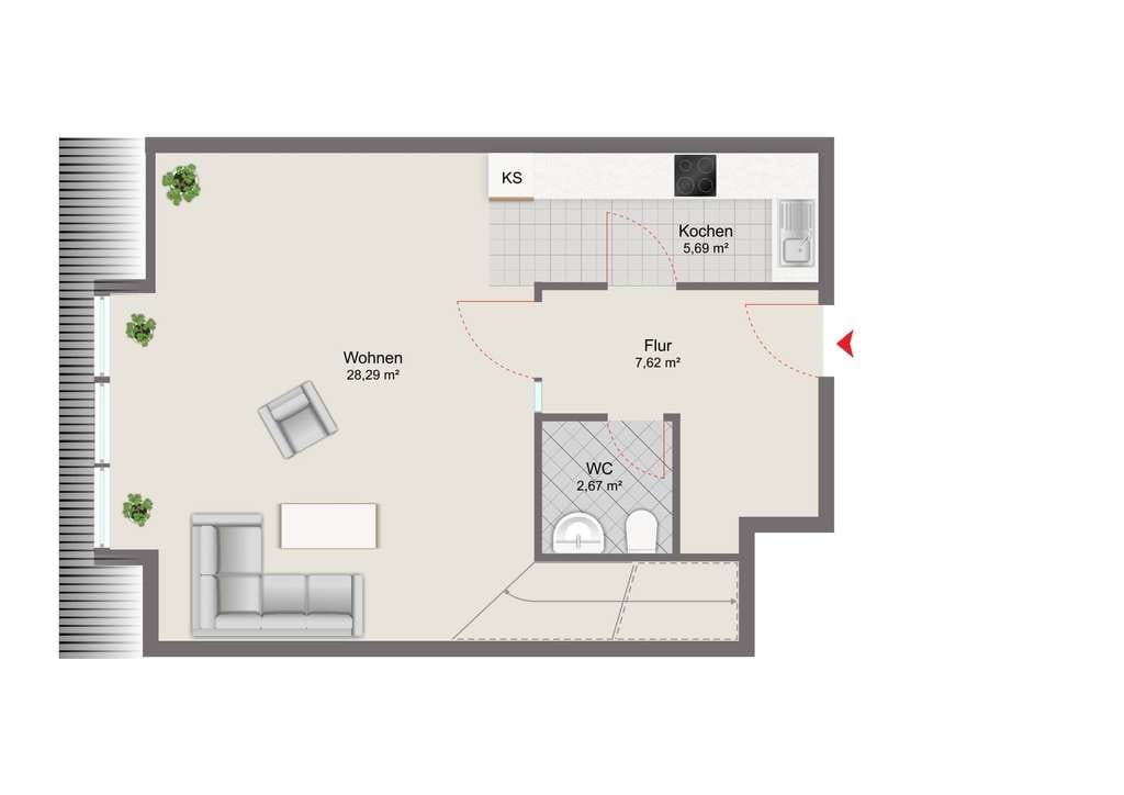 Immobilie in Mammendorf - Schöne Maisonette-Wohnung zum Selbstbezug - Bild 2
