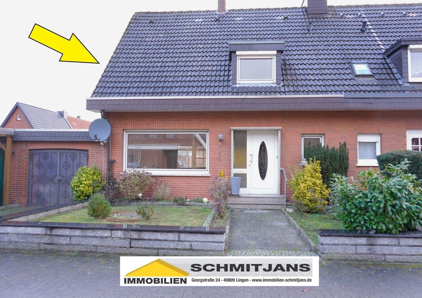 Immobilie in Lingen (Ems) - Handwerker aufgepasst: Doppelhaushälfte auf Erbpachtgrundstück mit Naturblick - Bild 0
