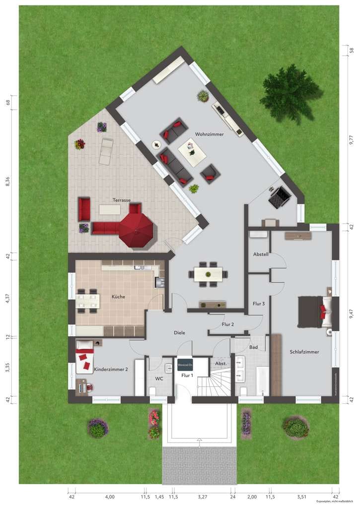 Immobilie in Barsbüttel - Repräsentatives und saniertes Einfamilienhaus in Barsbüttel zum Kauf - Wentzel Dr. - Bild 1