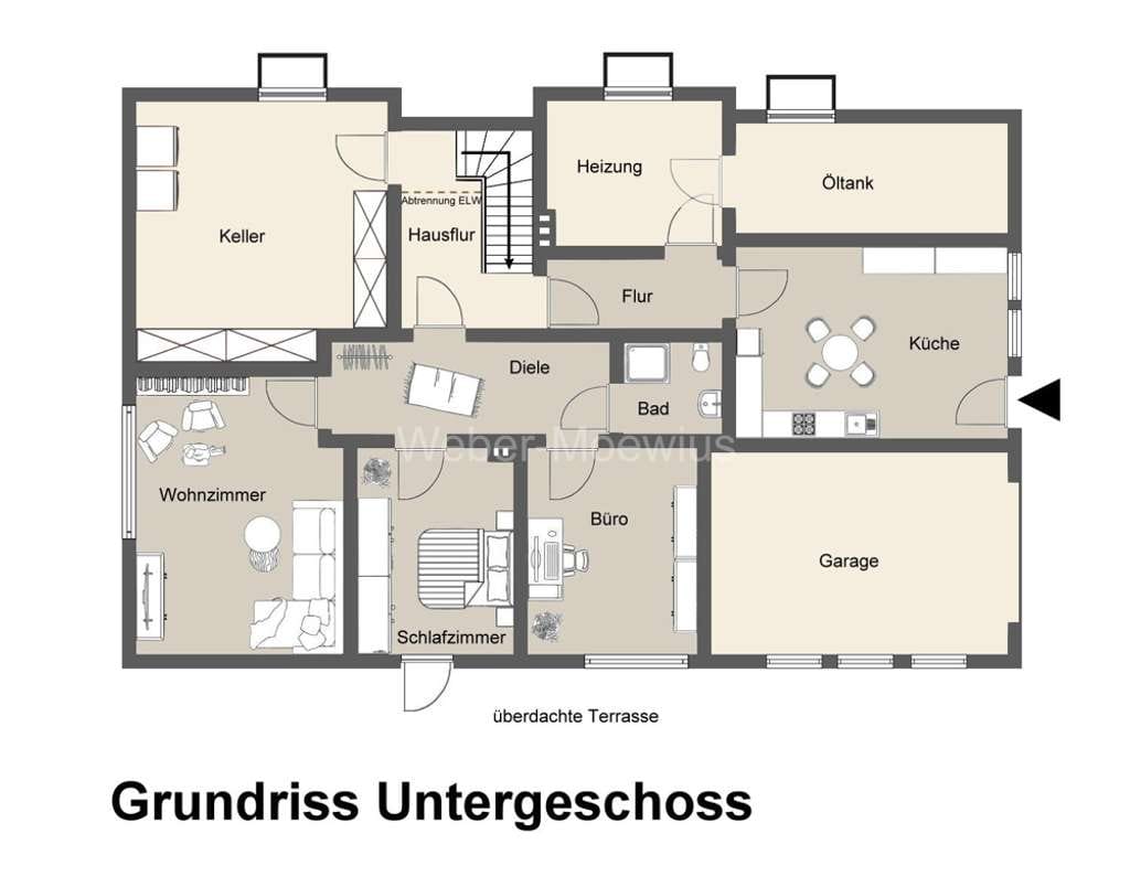 Immobilie in Morsbach - Modernisiertes Einfamilienhaus in freistehender Lage mit zwei Garagen, Carport und Einliegerbereich - Bild 1