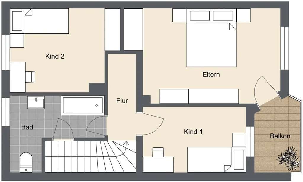 Immobilie in Bellenberg - Gepflegtes Reihenmittelhaus mit Garage in ruhiger Lage - Bild 2