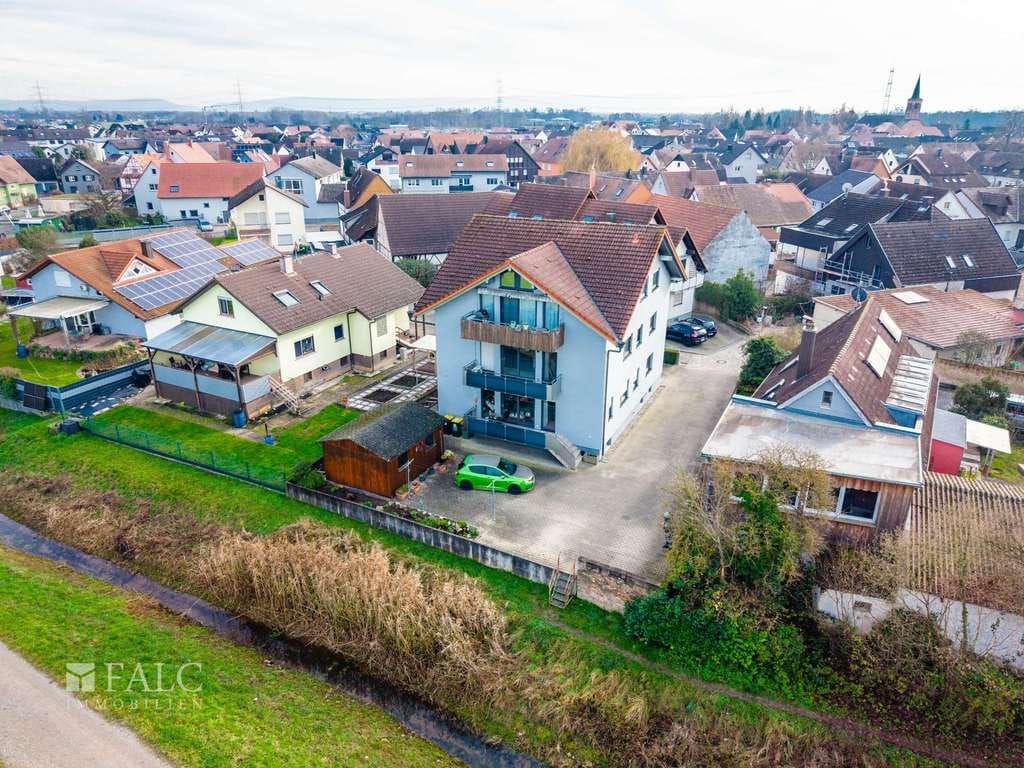 Immobilie in Au am Rhein - Sofort bezugsfreie 4-Zimmer-Wohnung mit Balkon am Ortsrand !! - Bild 4
