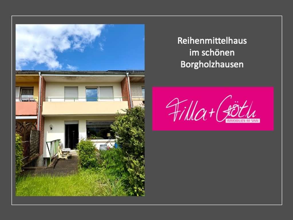 Immobilie in Borgholzhausen - Sanierungsbedürftiges Reihenmittelhaus mit kleinem Garten in beliebter Wohnlage von Borgholzhausen! - Bild 0