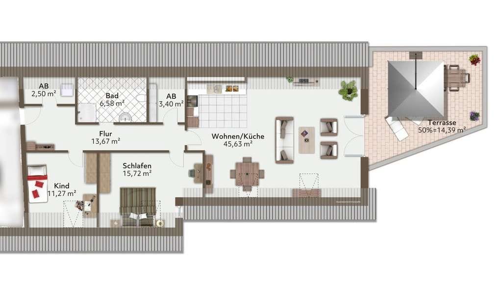 Immobilie in Lustadt - Penthousestyle im charmanten Altbau mit Dachterrasse und Aufzug, WE 6, DG - Bild 0