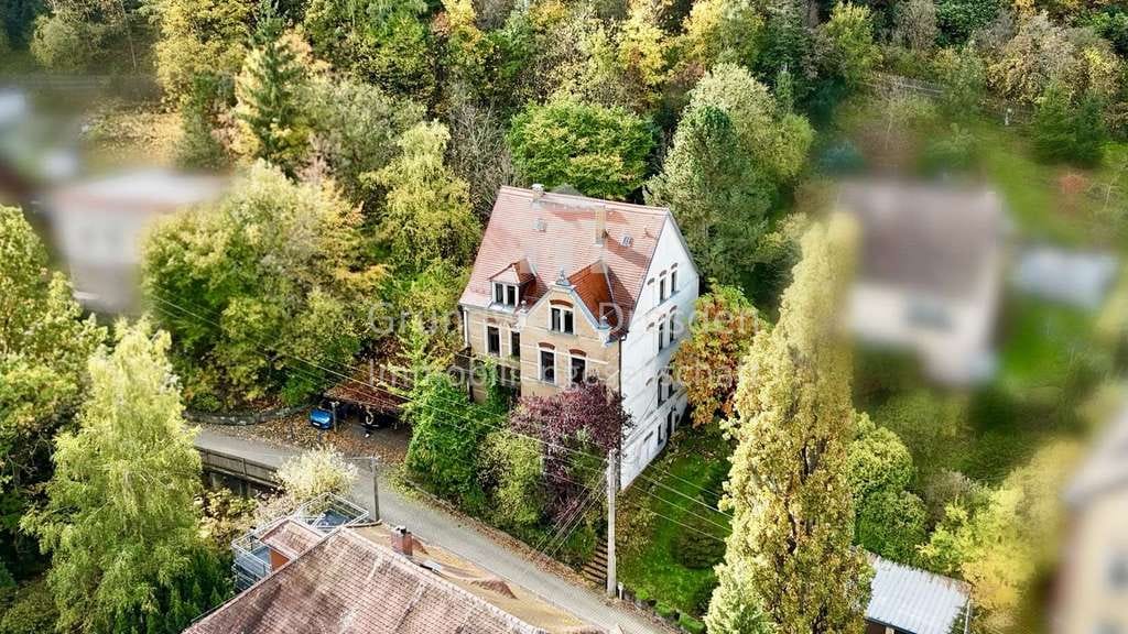 Immobilie in Tharandt - Stilvoll saniert, Zweifamilienvilla mit Blick in Tharandter Höhe! Studentenapartments o.Selbstbezug! - Bild 1