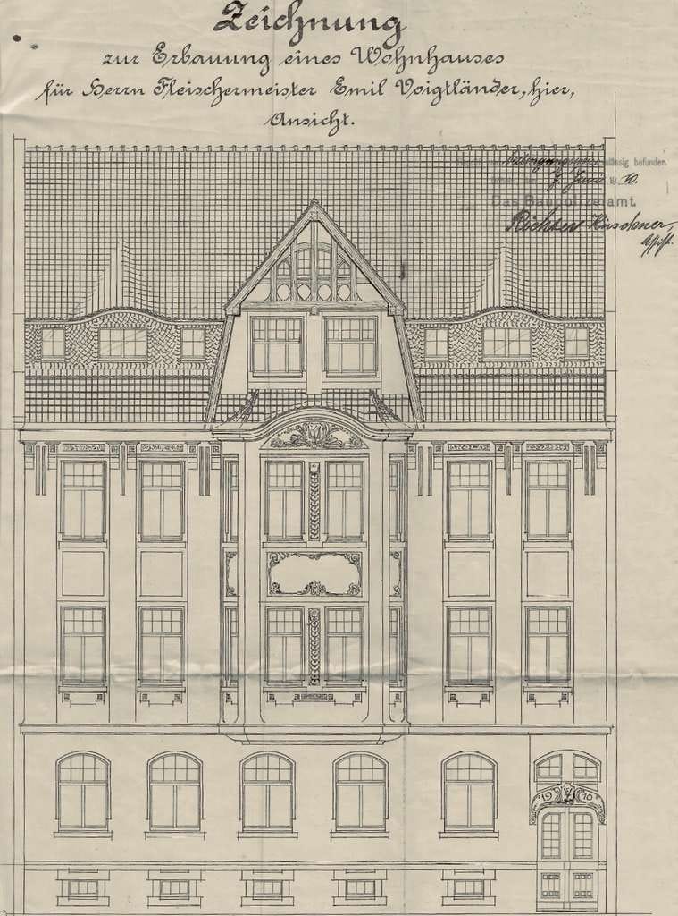 Immobilie in Döbeln - Mehrfamilienhaus im Jugendstil,  zentrale Lage, teilvermietet mit Sanierungs-AfA - Bild 1