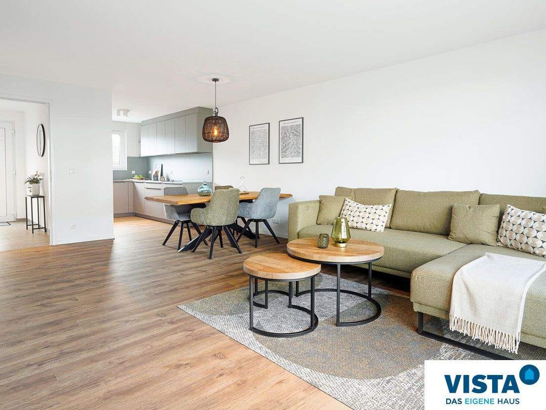 Immobilie in Langenlonsheim - Hermann Immobilien:  Frühstücken auf der Terrasse! (RMH A2) - Bild 2