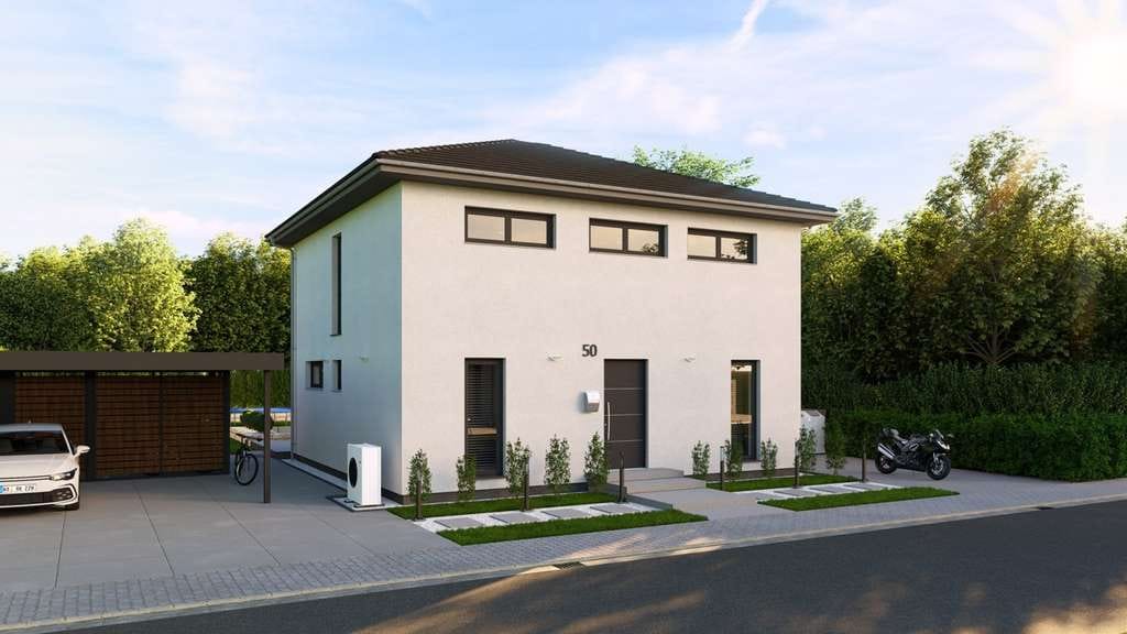 Immobilie in Damflos - MASSIV-Fertighaus - DeinStadtHaus 150W - Bild 0