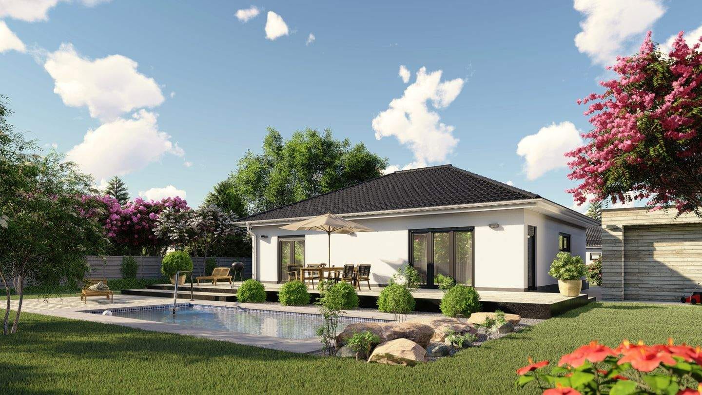 Immobilie in Moosthenning - Ein Ort zum Ankommen – Bungalow „Nizza“ inkl. Grundstück in Moosthenning - Bild 1