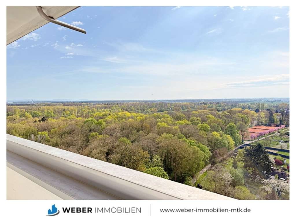 Immobilie in Hattersheim - ++ KERNSANIERT in 2023 + 1-Zimmer-Wohnung mit TRAUMhaften Weitblick vom 16. OG - Bild 2