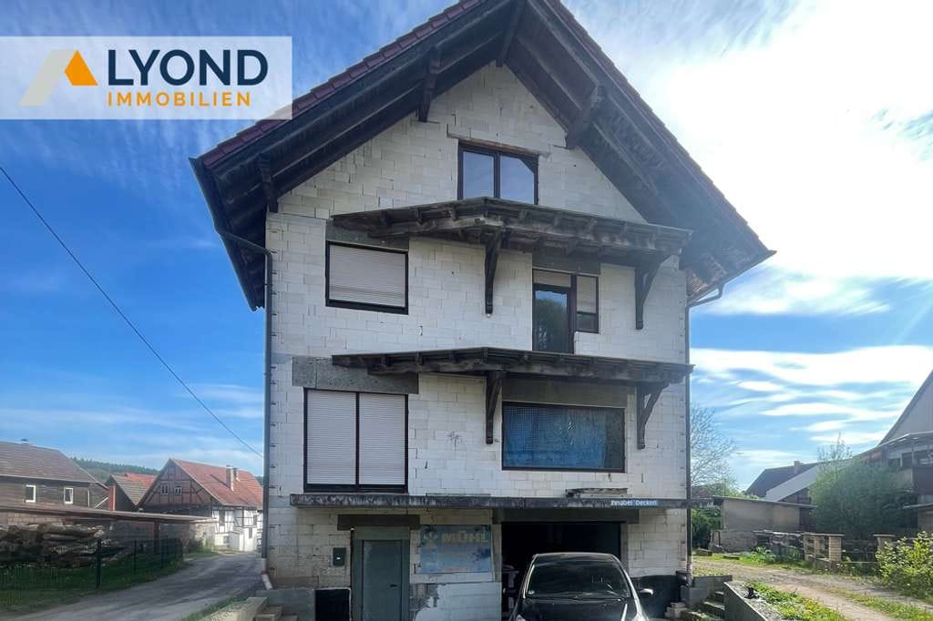 Immobilie in Brotterode-Trusetal - Attraktives Einfamilienhaus im Rohbau – Ihr persönliches Traumhaus zum Verwirklichen - Bild 0