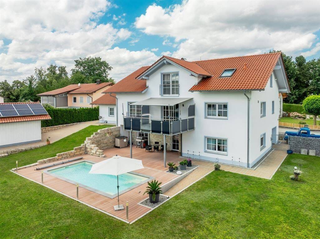 Immobilie in Künzing - Barrierefreies Traumhaus mit Einliegerwohnung und Pool in Forsthart bei Künzing - Bild 3