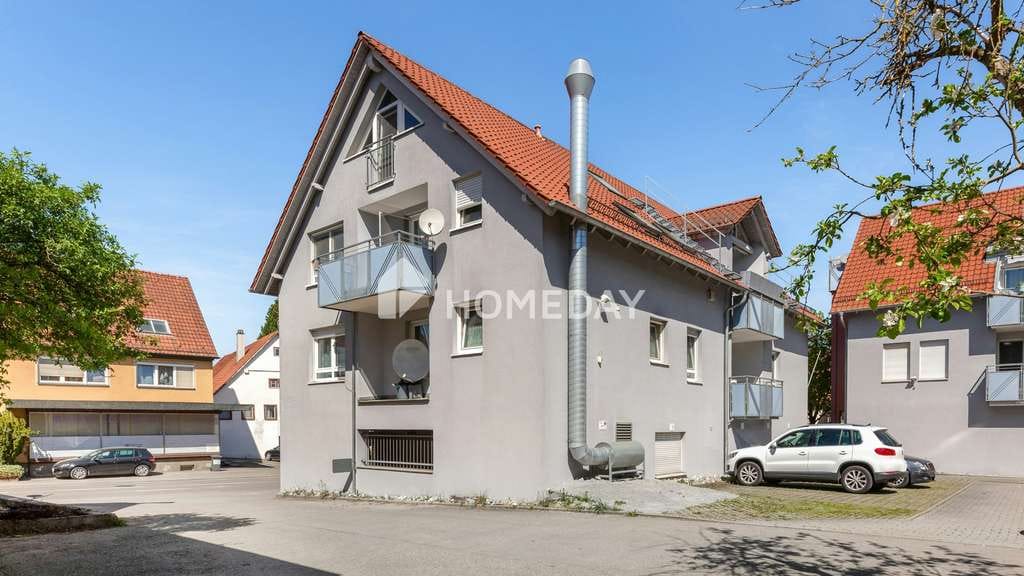 Immobilie in Mögglingen - Gepflegte 3-Zimmer-Wohnung mit Tiefgaragenstellplatz und durchdachtem Grundriss - Bild 2