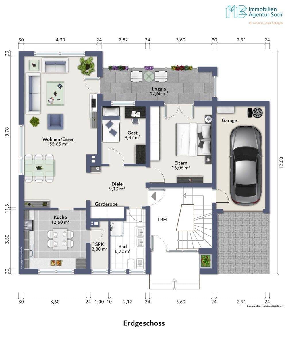 Immobilie in Dillingen/Saar - Zweifamilienhaus in Top-Lage in Dillingen-Pachten - Bild 4