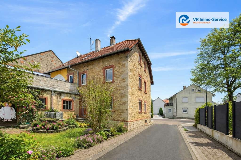 Immobilie in Großrinderfeld - Charmantes Einfamilienhaus mit Kamin, großer Terrasse und vielseitigem Raumangebot - Bild 0