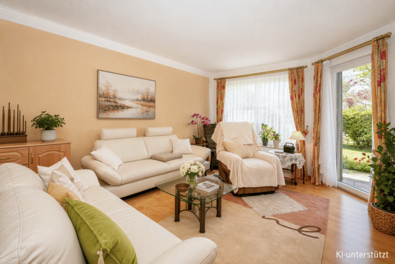 Immobilie in Welzheim - 2-Zimmer-Erdgeschosswohnung mit Terrasse und Garten in Welzheim - Bild 1