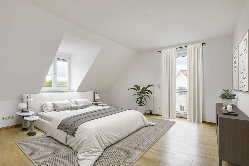 Immobilie in Weichs - Große Dachgeschosswohnung mit extra Studio & Garten - Bild 2