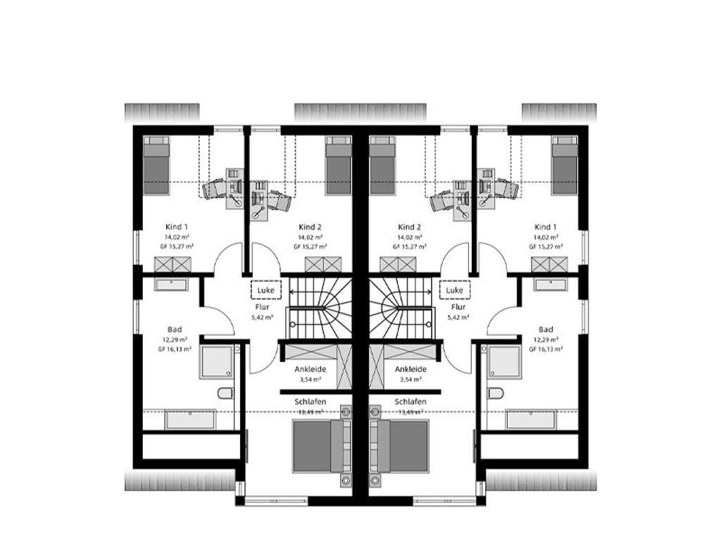 Immobilie in Uehlfeld - Gemeinsam wohnen, individuell leben - stilvolles Doppelhaus zum Wohlfühlen - Bild 3