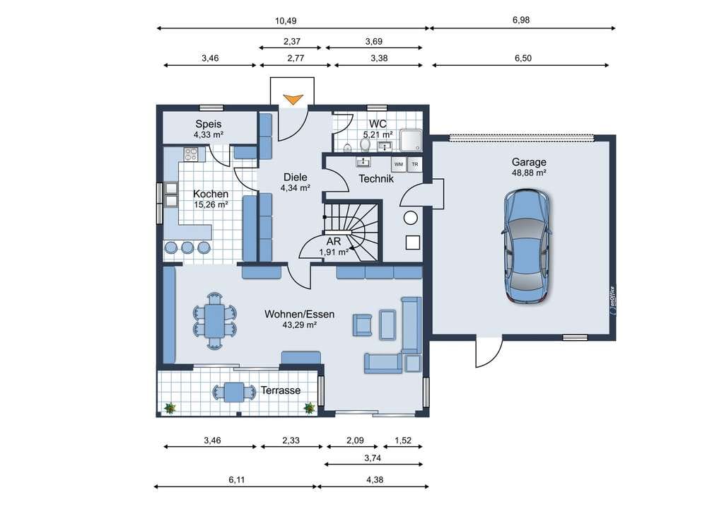 Immobilie in Weng - Energieeffiziente Einfamilienhäuser zu verkaufen in Weng – moderne Immobilie im Landkreis Landshut O - Bild 1