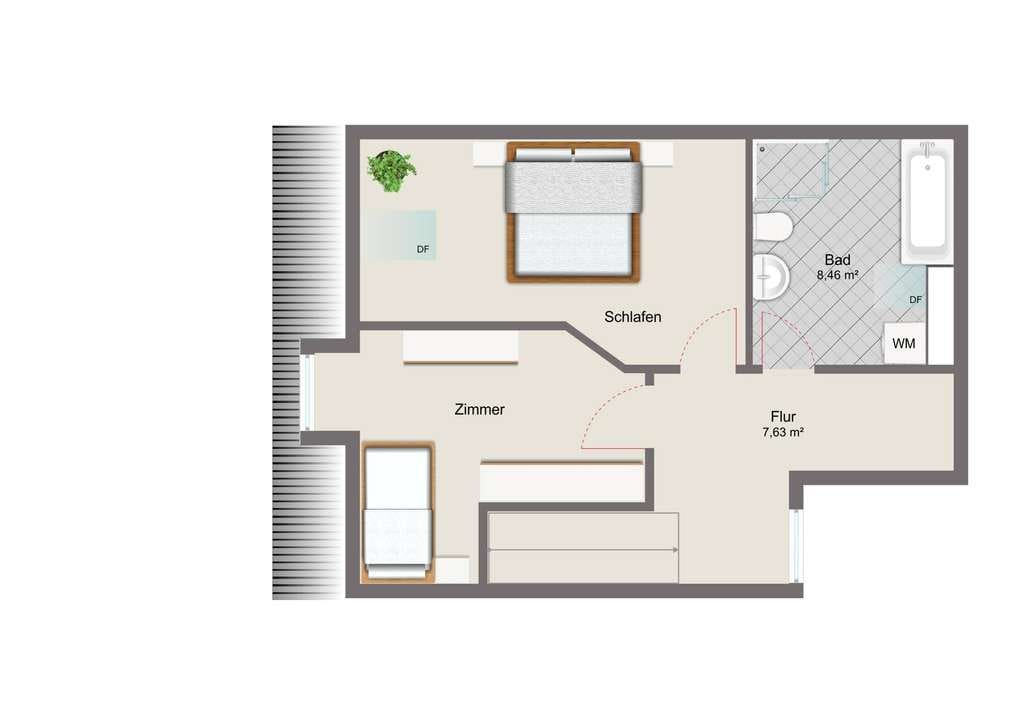 Immobilie in Mammendorf - Schöne Maisonette-Wohnung zum Selbstbezug - Bild 3