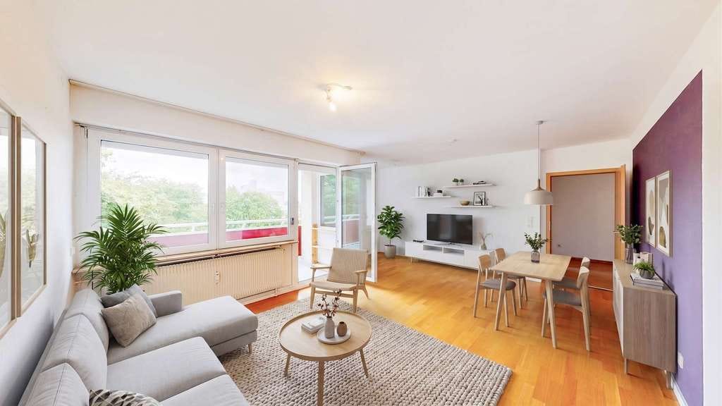 Immobilie in Gerbrunn - Großzügige 4-Zimmer-Wohnung mit freiem Blick ins Grüne - Bild 1